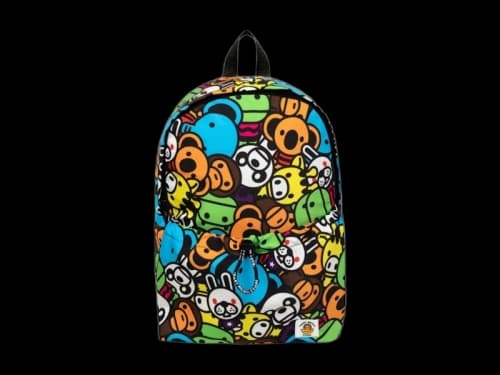 BAPE Baby Milo All Safari Medium Backpack Multicolor