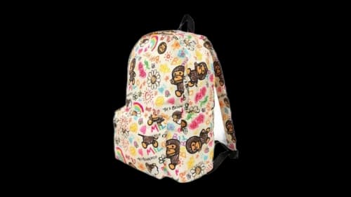 BAPE Baby Milo Large Backpack Ivory
