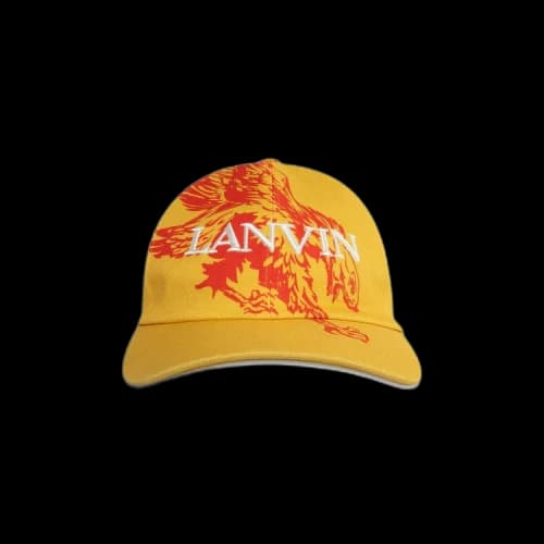 Lanvin x Future Baseball Cap Eagle 'Corn/Bright Orange'