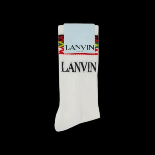 Lanvin Socks 'White/Multicolour'