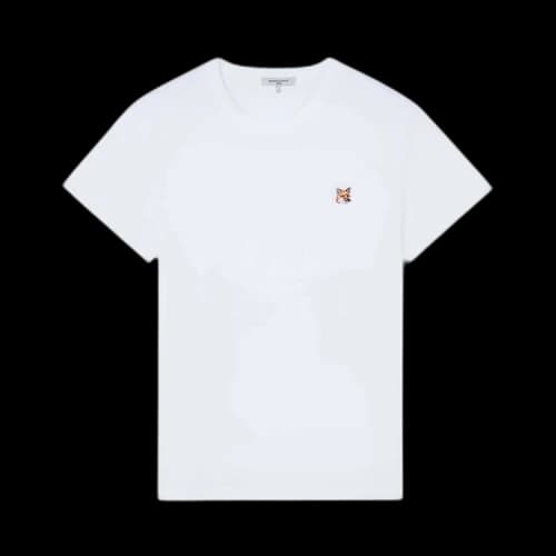 Maison Kitsuné Fox Head Patch Classic Tee 'White'