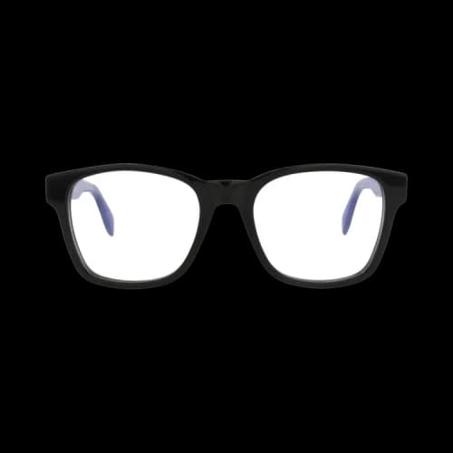 Alexander McQueen Square-Frame Acetate Optical Frames Black Black Transparent (AM0356O-30012338-004)