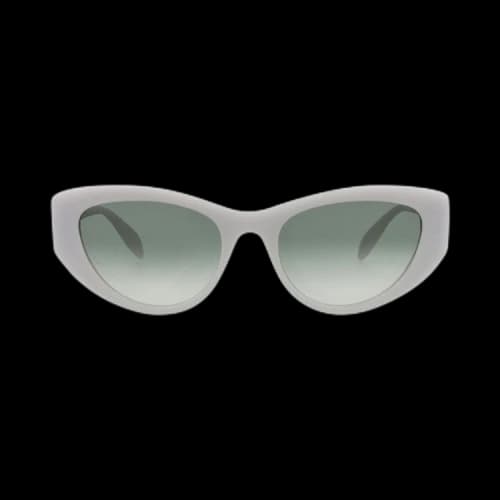 Alexander McQueen Cat Eye Sunglasses 'Grey/Green'