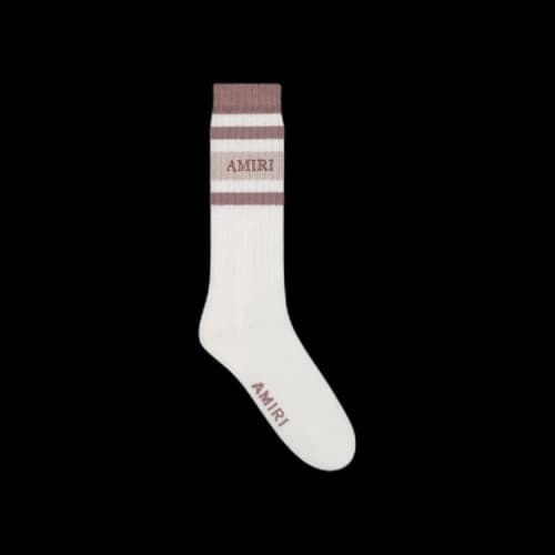 Amiri Stack Stripe Chunky Sock 'Brown'