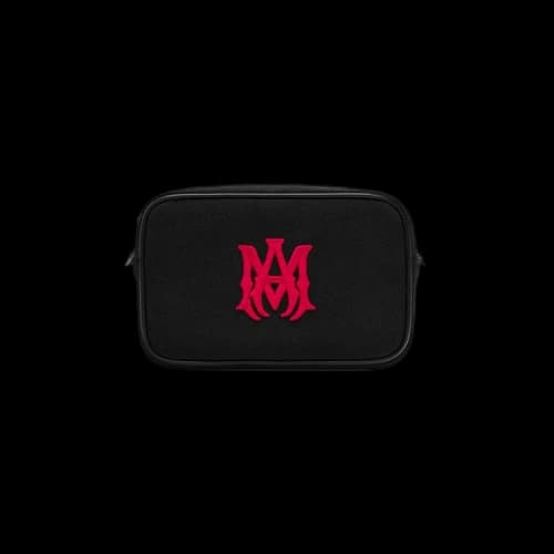 Amiri Canvas Messenger Bag 'Black'