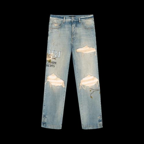 Amiri Chateau MX1 Straight Flare 'Aged Indigo'