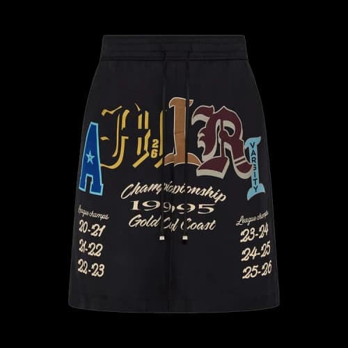 Amiri Varsity Patch Short 'Black'