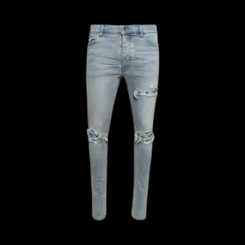 Amiri Crystal Starburst MX1 Jean 'Surf Indigo'