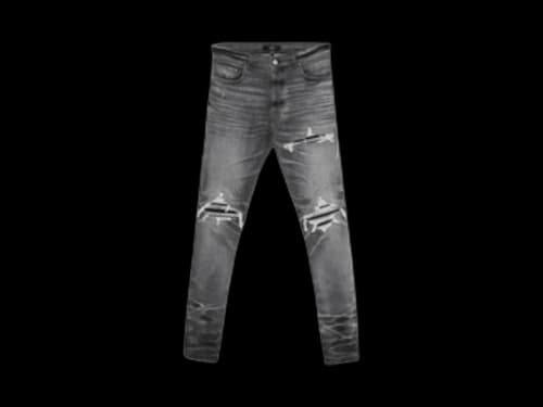 AMIRI Suede Mx1 Jean Storm Grey