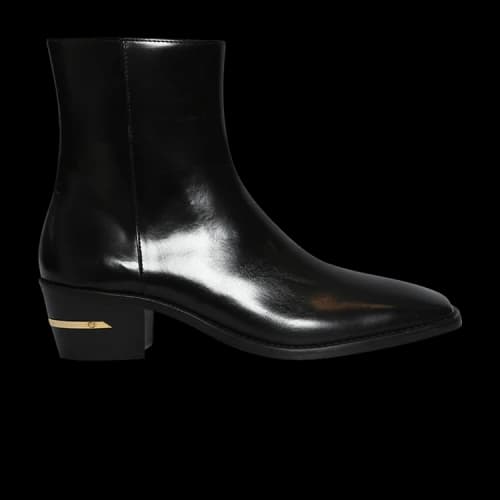 Amiri Metallic Heel Boot 'Black'