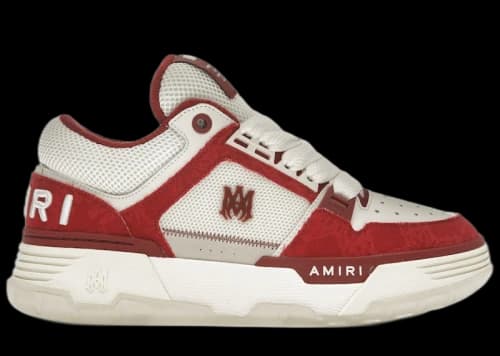 AMIRI MA-1 Deep Red Quad Monogram Print