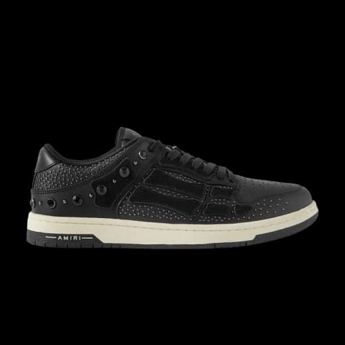 AMIRI Skel-Top Low 'Crystal Studded Black'