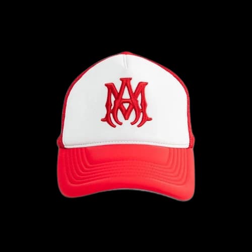 Amiri MA Two Tone Trucker Hat 'Red'