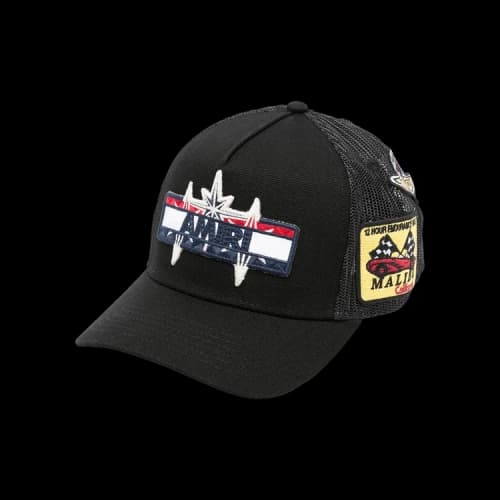 Amiri Station Patch Trucker Hat 'Black'