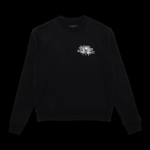 Amiri Cherub Text Crew Jersey 'Black'