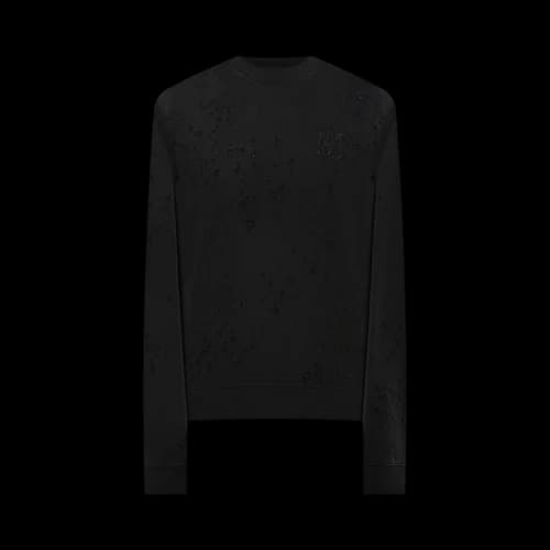 Amiri Shotgun Embroidered Crew 'Black'