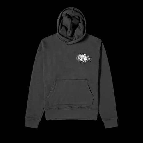 Amiri Cherub Text Hoodie 'Black'