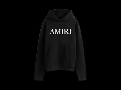 AMIRI Core Logo Hoodie Black/White