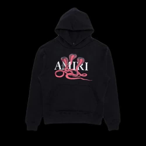Amiri Snake Hoodie 'Black/Red'