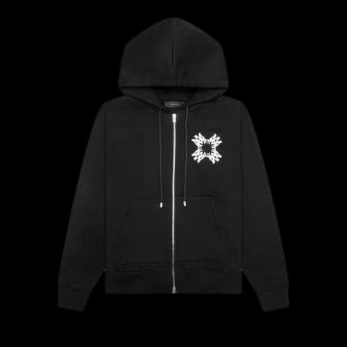 Amiri MA Quad Zip Hoodie 'Black'