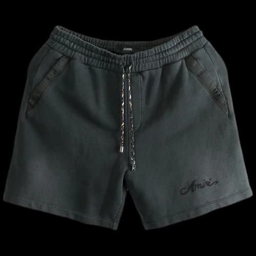 Amiri Bleach Bandana Short 'Black'