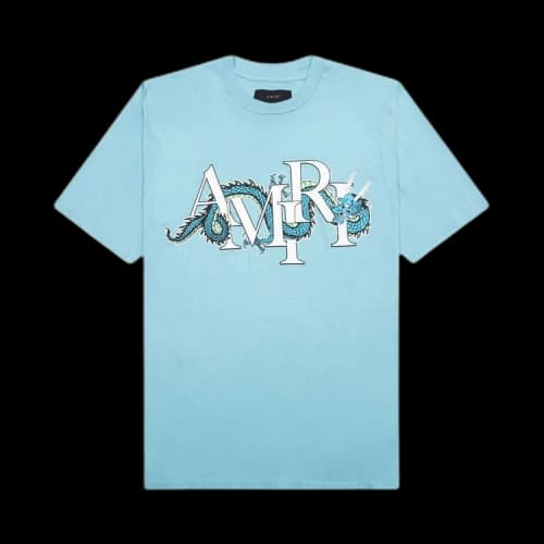 Amiri CNY Dragon Tee 'Air Blue'