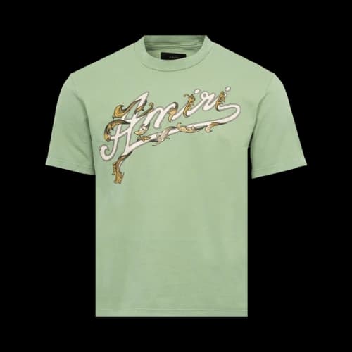 Amiri Filigree Tee 'Mineral Green'
