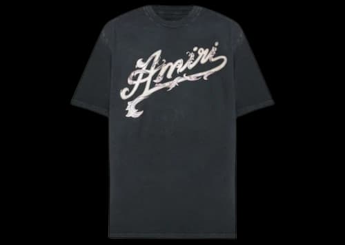 AMIRI Filigree Tee Black