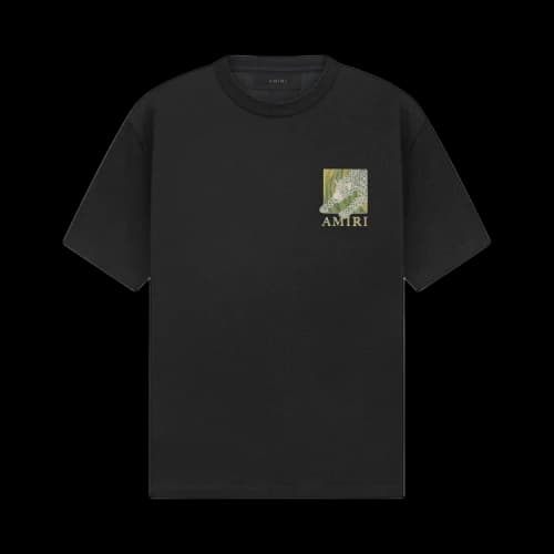 Amiri Leopard Tee 'Black'