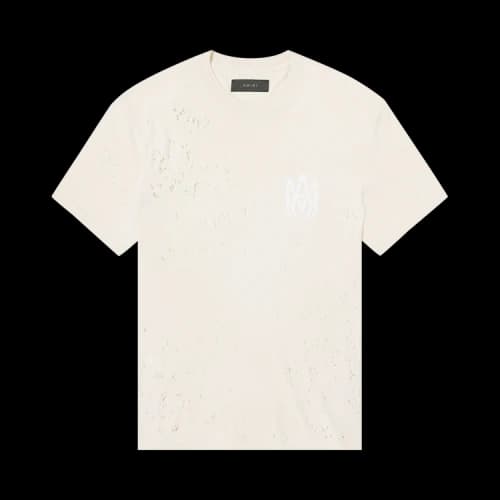 Amiri Washed Shotgun Tee 'Cream Tan'