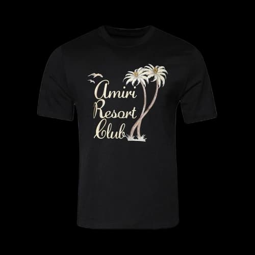 Amiri Resort Club Tee 'Black'