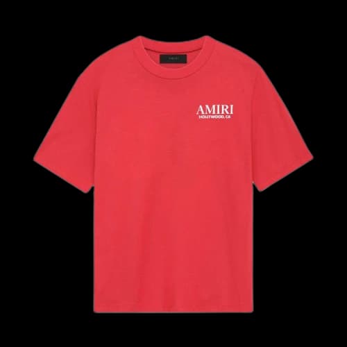 Amiri Bones Stacked Tee 'Red'