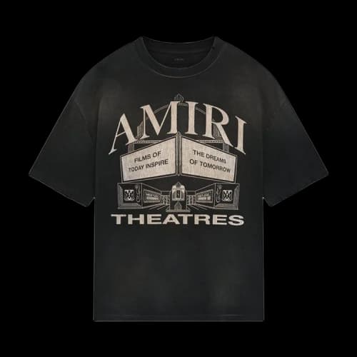 Amiri Theatres Oversized Tee 'Black'