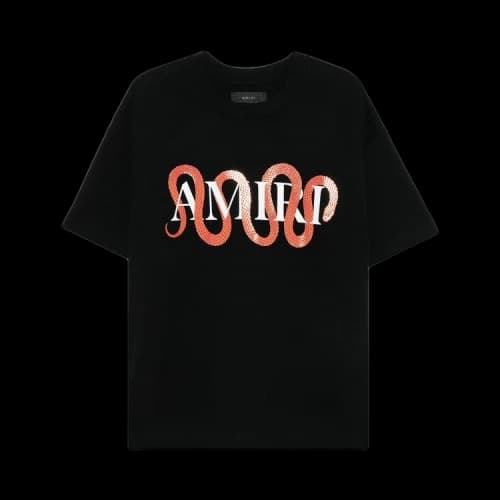 Amiri Snake Tee 'Black'