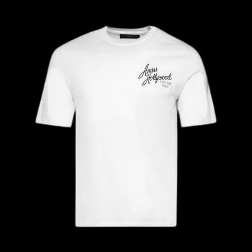 Amiri Hollywood Tee 'Ivory'