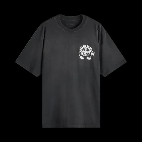Amiri Music Record Tee 'Black'
