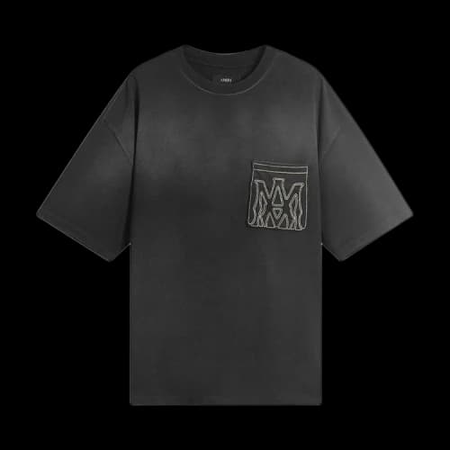 Amiri MA Outline Oversized Tee 'Black'