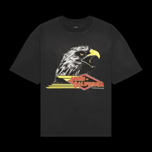 Amiri Eagle Oversized Tee 'Black'