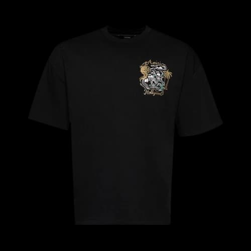 Amiri Hollywood Oversized Tee 'Black'