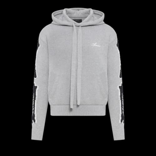 Amiri Bones Hoodie 'Grey'