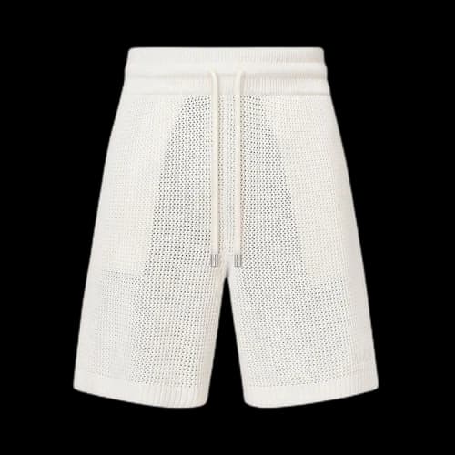 Amiri Crochet Mesh Short 'Ivory'