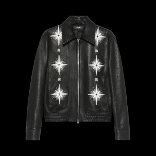 Amiri Starburst Leather Blouson 'Black'