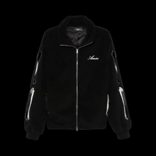 Amiri Bones Fleece Jacket 'Black'