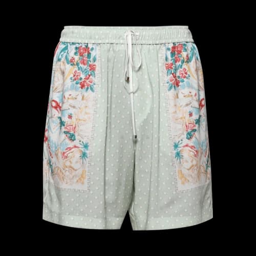 Amiri Polka Dot Hawaiian Short 'Seacrest'