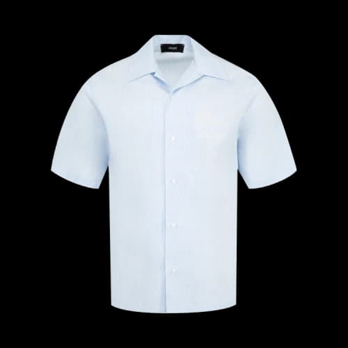 Amiri Starburst Poplin Camp Shirt 'Ashley Blue'