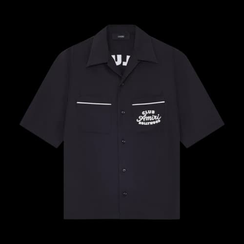 Amiri Club Amiri Camp Shirt 'Black'