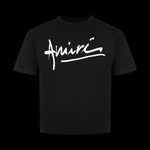 Amiri Script Tee 'Black'