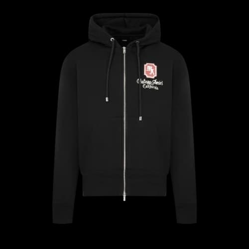 Amiri MA Chateau Zip Hoodie 'Black'