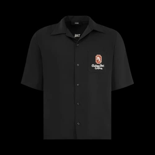 Amiri MA Chateau Camp Shirt 'Black'