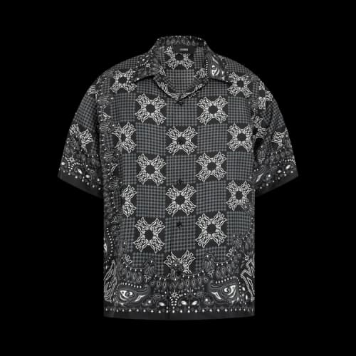 Amiri MA Check SE Camp Shirt 'Black'